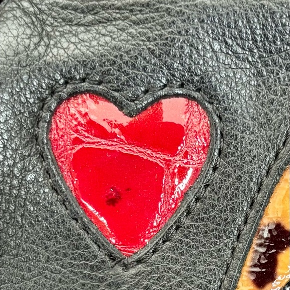 Brighton Black and Leopard Print Coin Purse - Picture 8 of 8